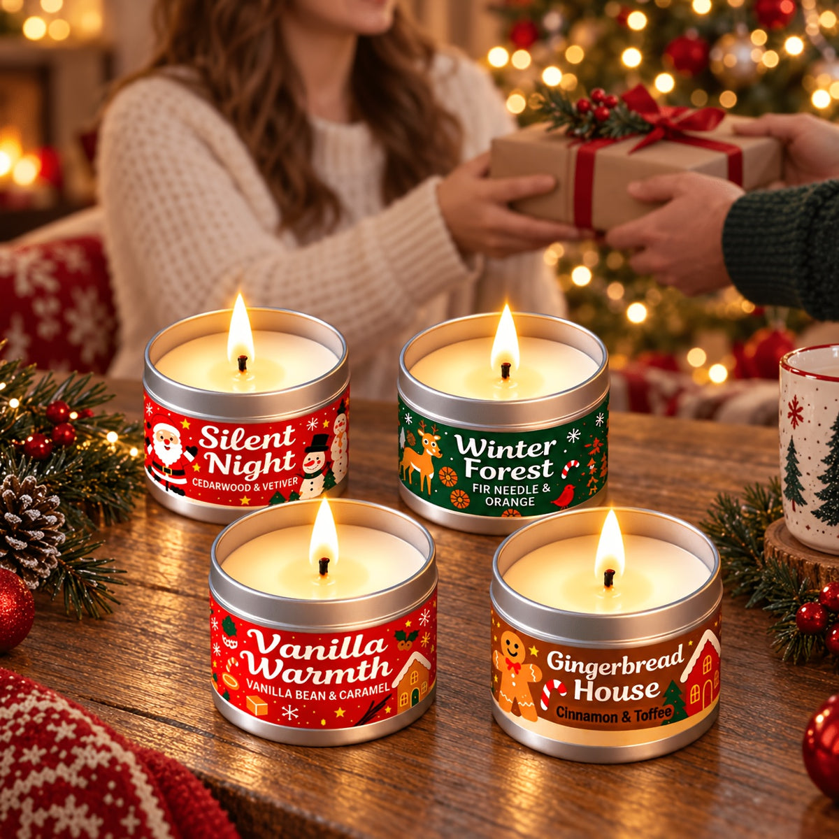 A gift set ready to give, or to share