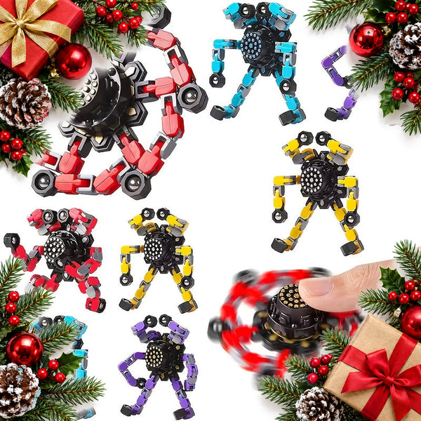 Chain Robot Fidget Spinners Pack of 12 – Shape-Shifting Toys