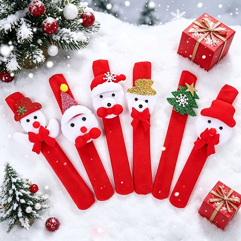 A cast of Christmas characters