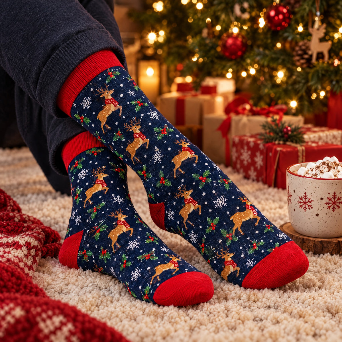 Festive right down to the toes