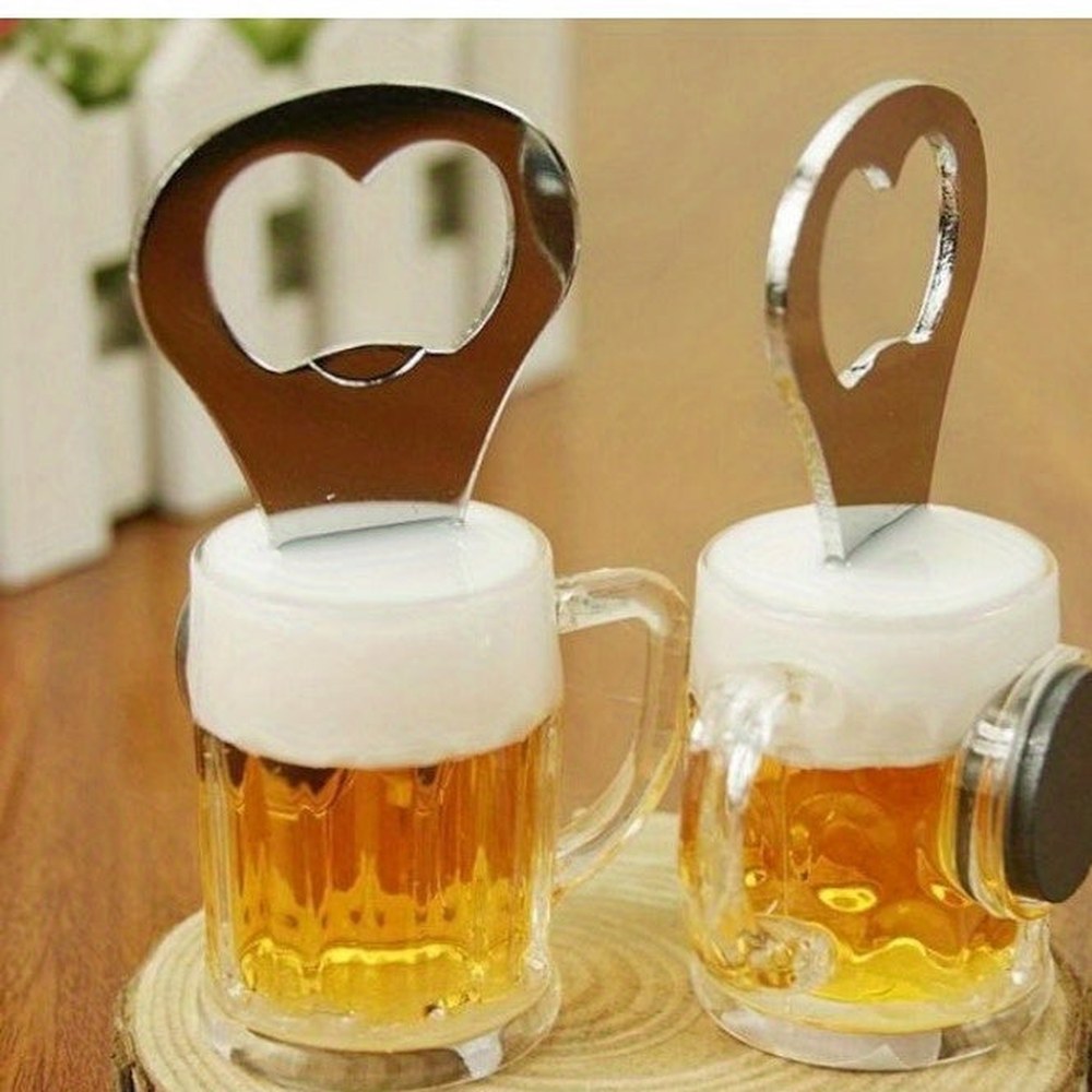 A mini pint that opens bottles
