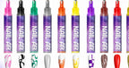 12-Colour Nail Art Pens Set – 0.5 mm Fine Tip for DIY Designs
