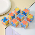 15 Mini 3D Maze Cubes, Pocket Ball Puzzles for Party Bags