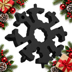 18 in 1 snowflake multi tool pocket keyring gadget gift — Christmas stocking filler gift