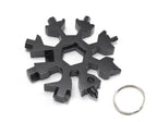 18-in-1 Snowflake Multi-Tool – Pocket Keyring Gadget Gift