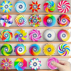 Mini Rainbow Fidget Spinners – Party Pack of 6, 14 or 26