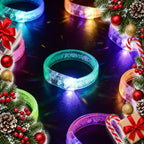 20 light up bubble bracelets for parties and new years eve — Christmas stocking filler gift