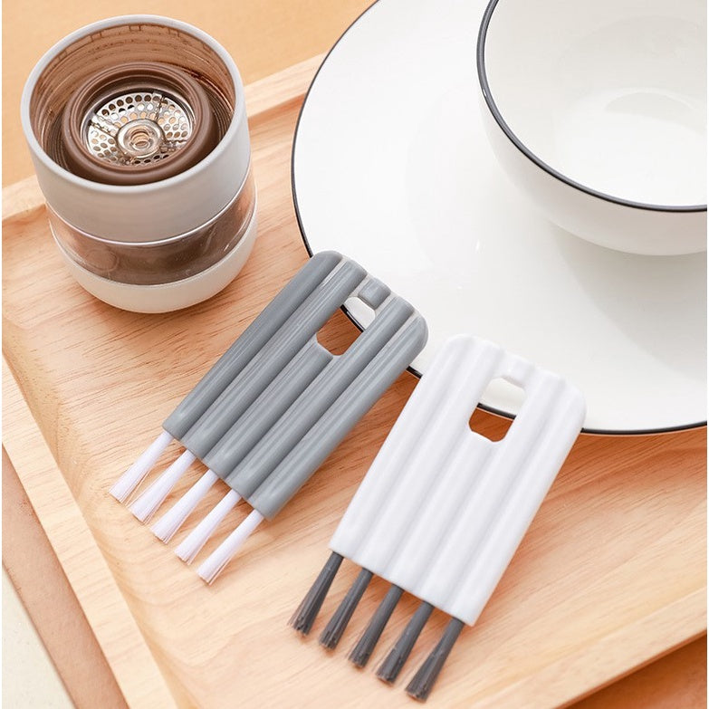 4-Piece Keyboard Cleaning Brush Kit for Laptops, Cameras and Earbuds