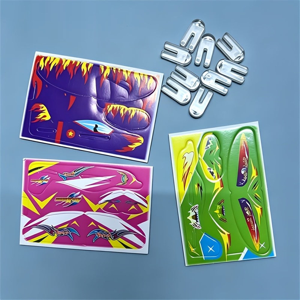30 Mini Glider Planes to Build, Party Bag Flying Toys for Kids