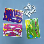 30 Mini Glider Planes to Build, Party Bag Flying Toys for Kids