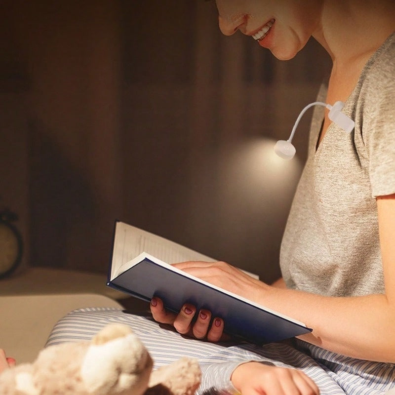 Clip-On LED Book Light with 3 Colour Temperatures