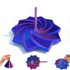 3D Printed Expanding Fidget Star – Pull and Twist Spiral Sensory Toy