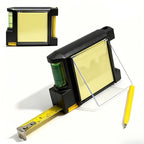 4-in-1 Tape Measure with Spirit Level, Sticky Notes and Pen