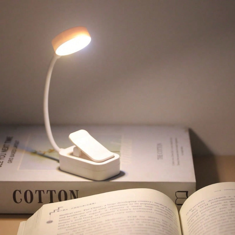 Clip-On LED Book Light with 3 Colour Temperatures