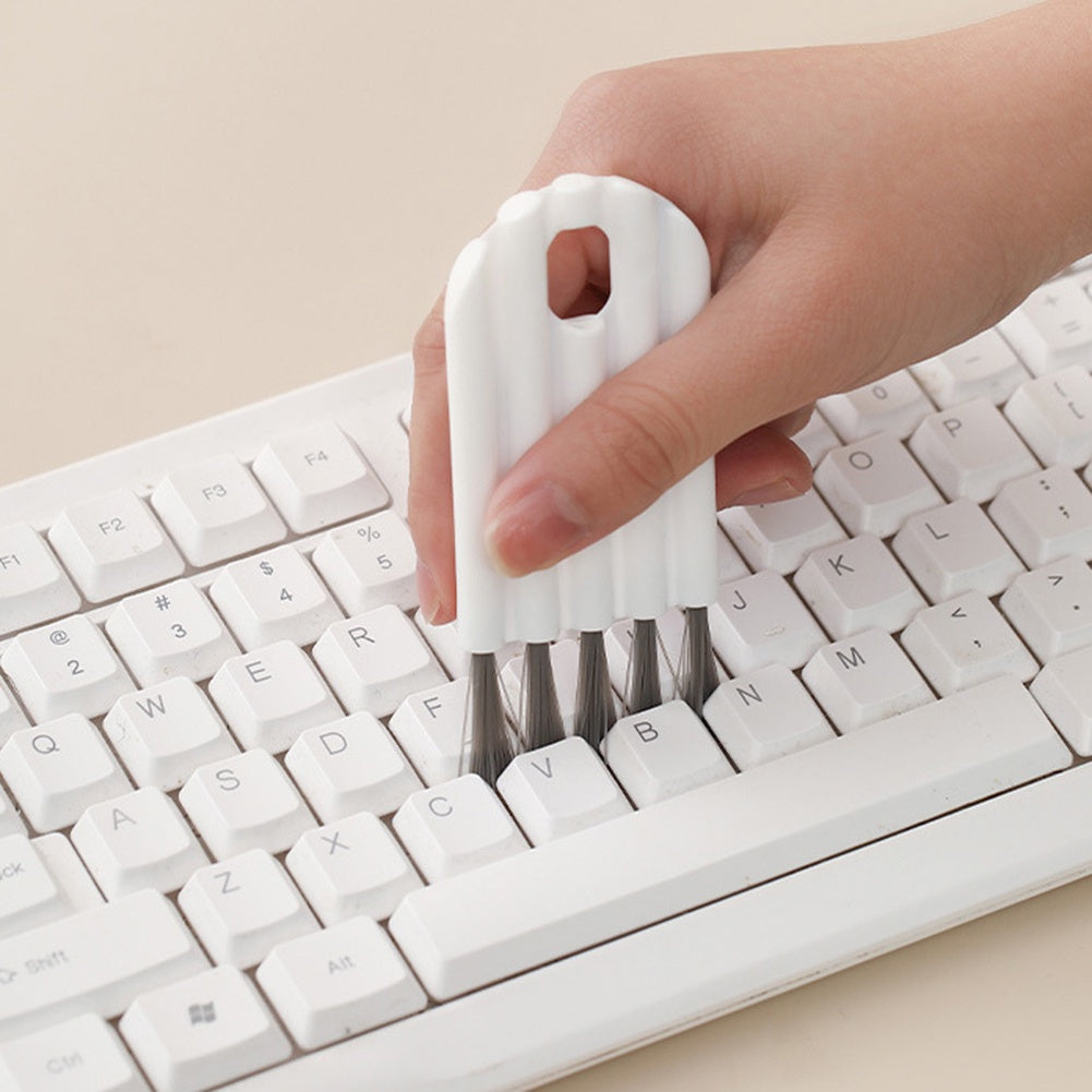4-Piece Keyboard Cleaning Brush Kit for Laptops, Cameras and Earbuds