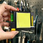 4-in-1 Tape Measure with Spirit Level, Sticky Notes and Pen