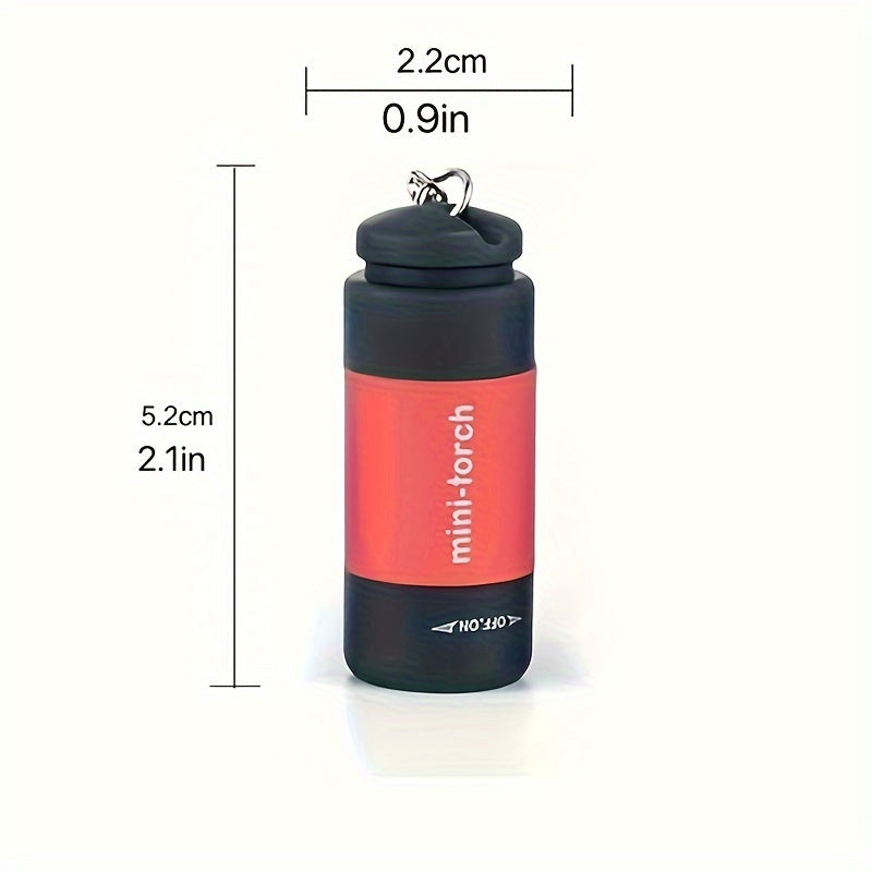 Mini USB Rechargeable Keyring Torch – Pocket Light in 13 Colours
