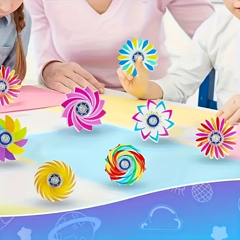 Mini Rainbow Fidget Spinners – Party Pack of 6, 14 or 26