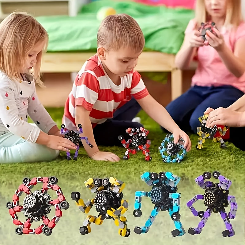 Chain Robot Fidget Spinners Pack of 12 – Shape-Shifting Toys