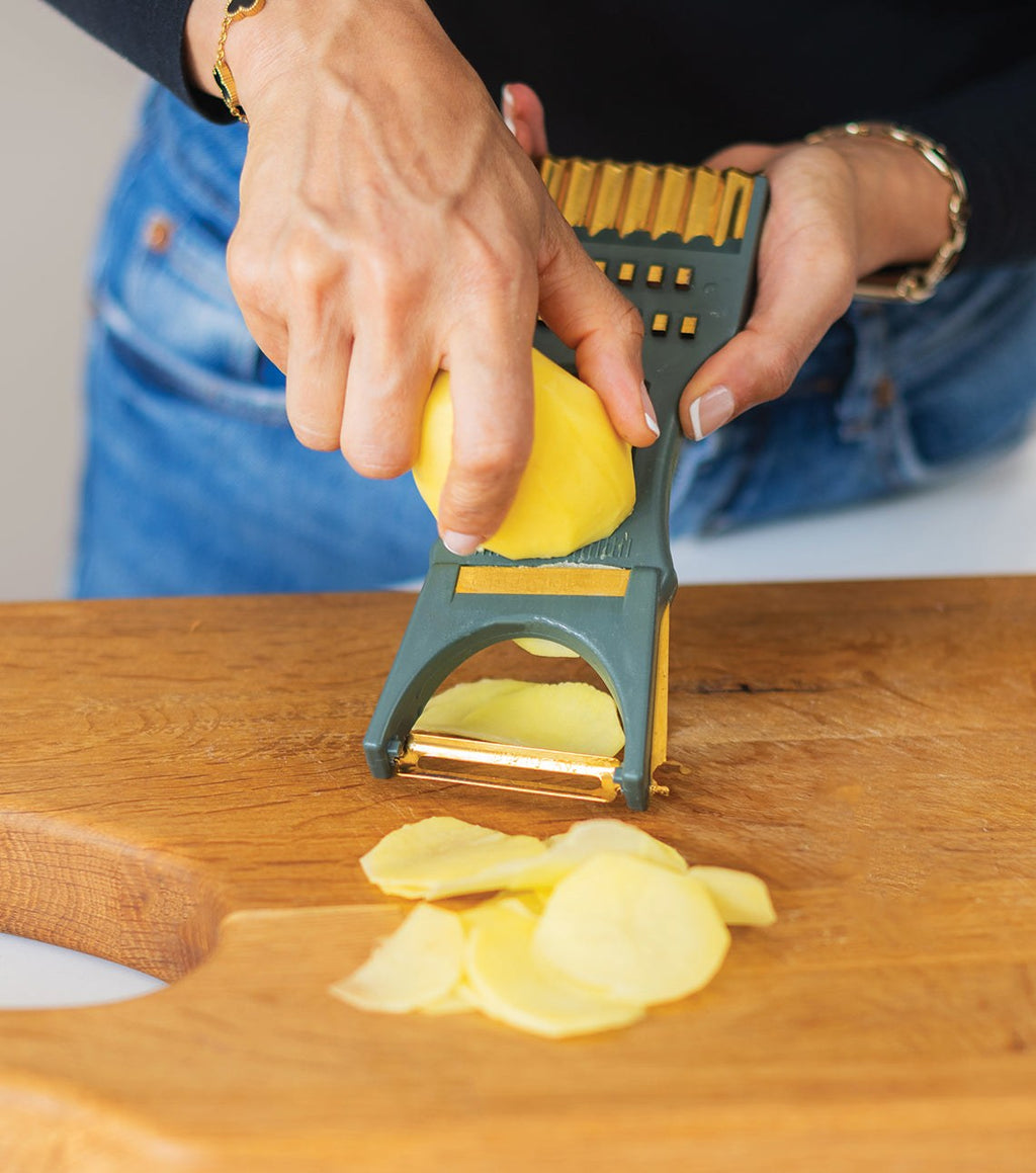 7-in-1 Vegetable Prep Tool: Peeler, Grater, Julienne and Slicer