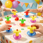 Spinning Tops Party Bag Set – 22 Tops with Push Launchers