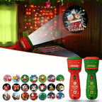 Christmas Projector Torch with 24 Festive Pictures – Kids' Toy