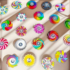 Mini Rainbow Fidget Spinners – Party Pack of 6, 14 or 26