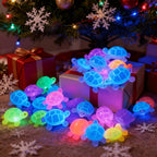 47 Glow-in-the-Dark Mini Resin Turtles, Tiny Stocking Surprise