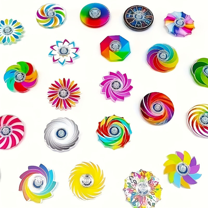 Mini Rainbow Fidget Spinners – Party Pack of 6, 14 or 26