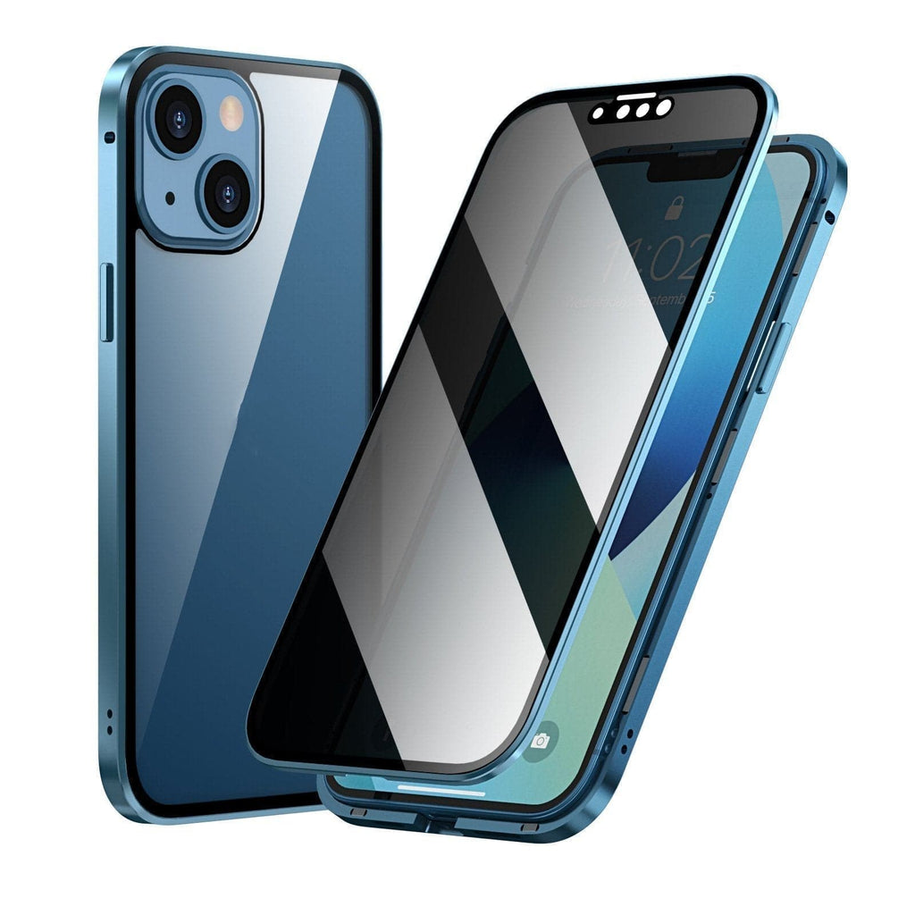 Anti-Peek Privacy Phone Case with Magnetic Metal Frame