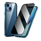 Anti-Peek Privacy Phone Case with Magnetic Metal Frame
