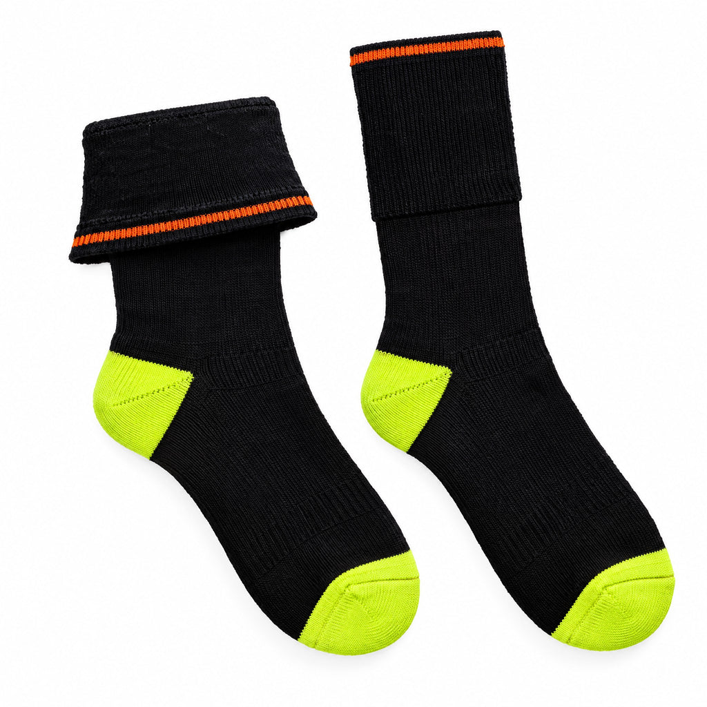 Anti-Stone Dual-Cuff Boot Socks for Work and Hiking