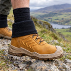 Anti-Stone Dual-Cuff Boot Socks for Work and Hiking
