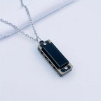 Collier Harmonica (Noir) Can Blow Songs