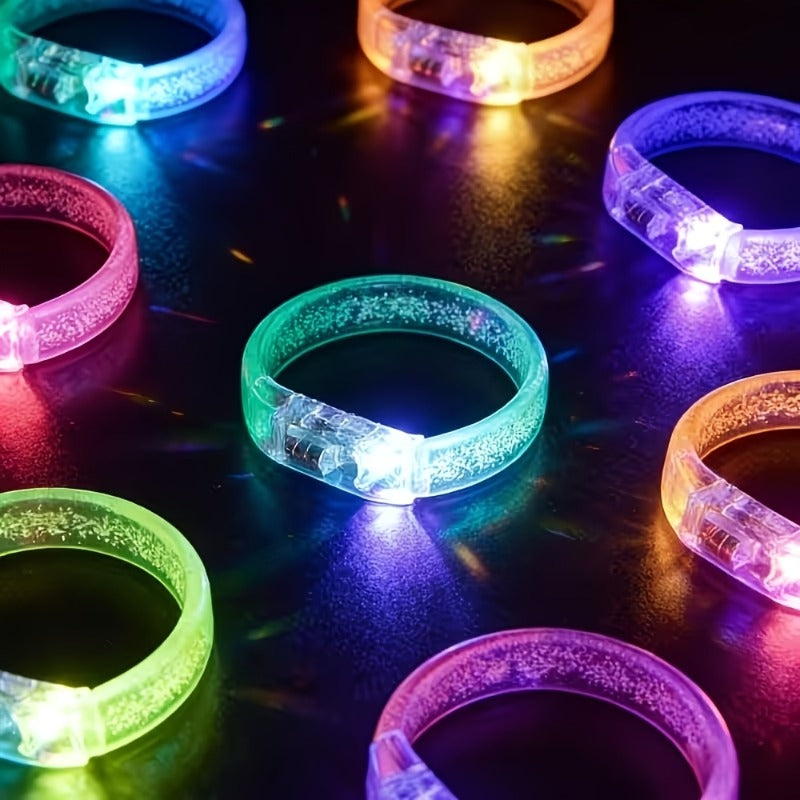 20 Light-Up Bubble Bracelets for Parties and New Year's Eve
