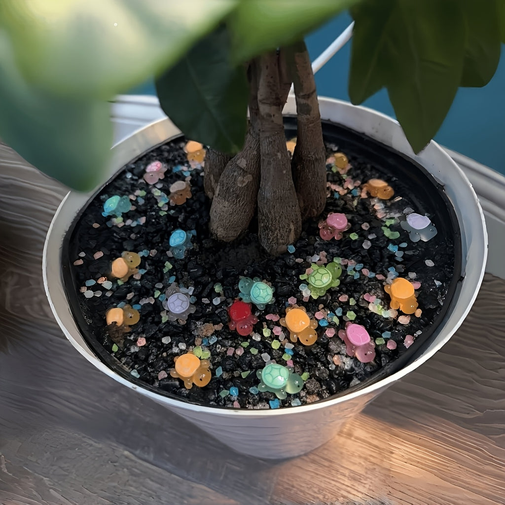 47 Glow-in-the-Dark Mini Resin Turtles, Tiny Stocking Surprise