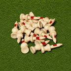 Bamboo Castle Golf Tees, Box of 20 in Colour-Coded Heights