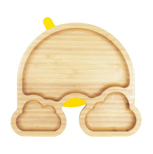 Bamboo Rainbow Suction Plate for Weaning Babies and Toddlers