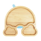 Bamboo Rainbow Suction Plate for Weaning Babies and Toddlers