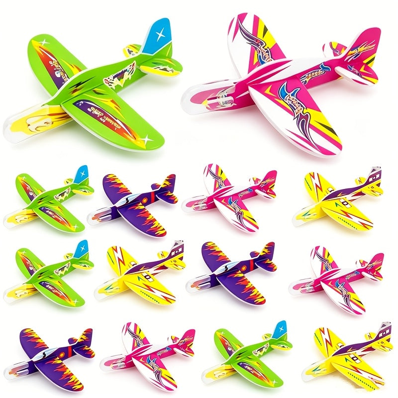 30 Mini Glider Planes to Build, Party Bag Flying Toys for Kids