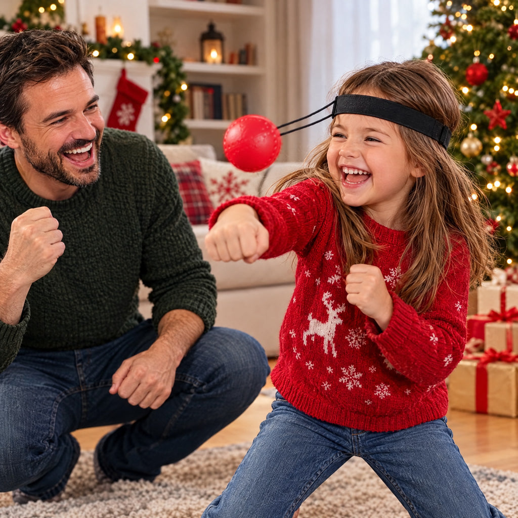 Boxing Reflex Ball Headband, Family Fun Punch Game