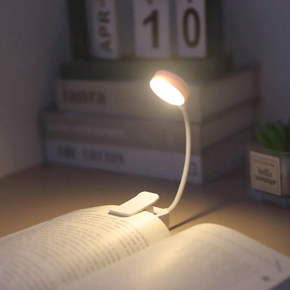 Clip-On LED Book Light with 3 Colour Temperatures