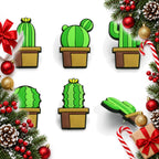 cactus push pins set of 5 cute potted cactus drawing pins for cork boards — Christmas stocking filler gift