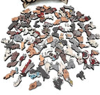 Cat-Shaped Wooden Jigsaw Puzzle with 135 Cat Pieces and Gift Box