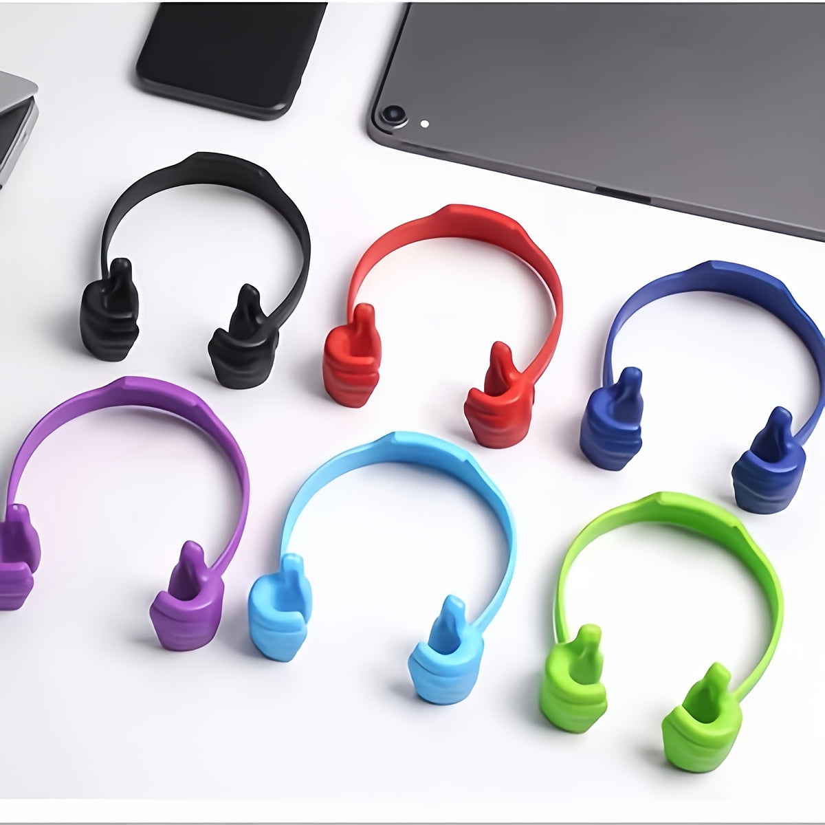 Thumbs-Up Flexible Phone Holder, Fun Desk Gadget Gift