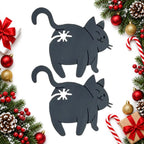 cheeky cat bum bag clips pack of 2 funny kitchen gift for cat lovers — Christmas stocking filler gift