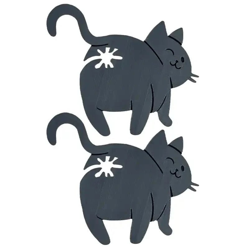 Cheeky Cat Bum Bag Clips, Pack of 2 – Funny Kitchen Gift for Cat Lovers