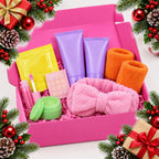 christmas beauty mystery box with 8 pamper surprises — Christmas stocking filler gift