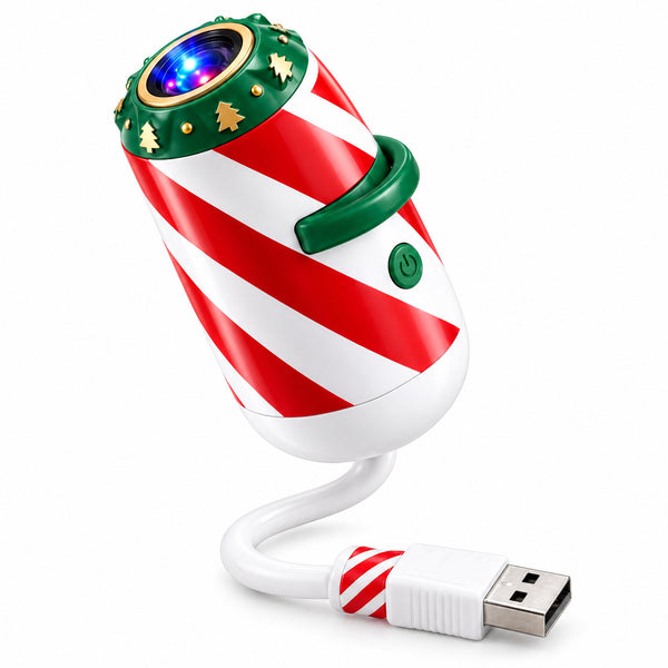 Christmas Car Projector Light with Festive Slides – USB Powered