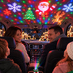 Christmas Car Projector Light with Festive Slides – USB Powered